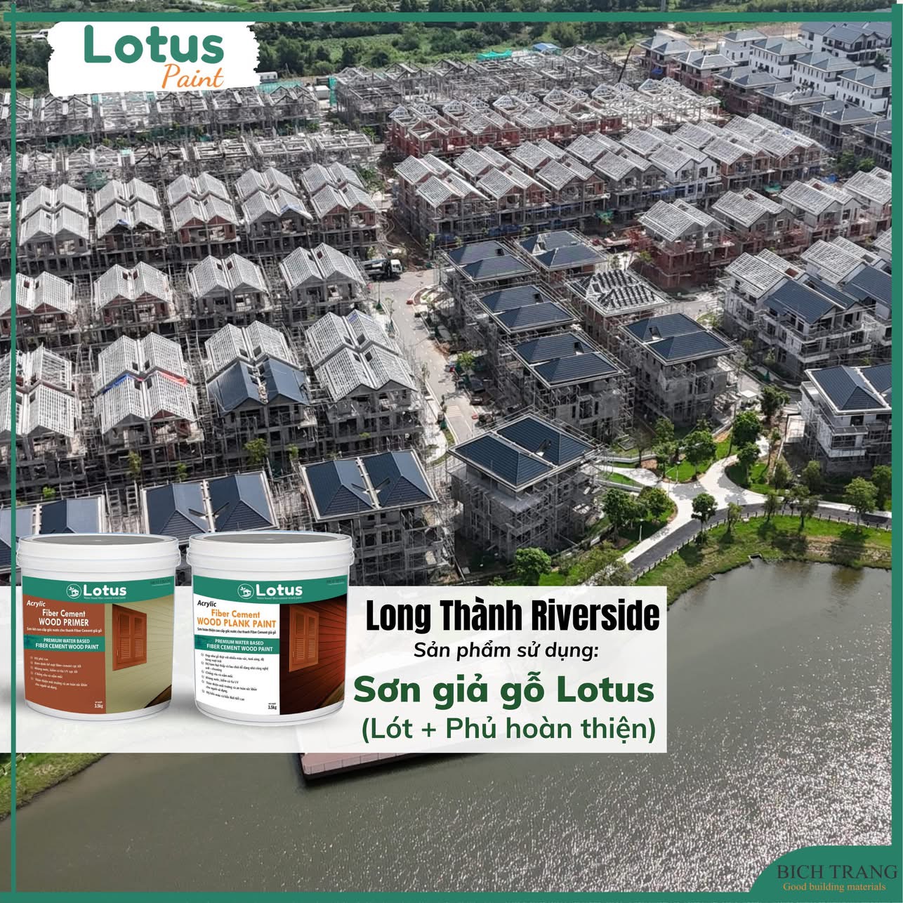 Sơn giả gỗ Lotus - Long Thành Riverside